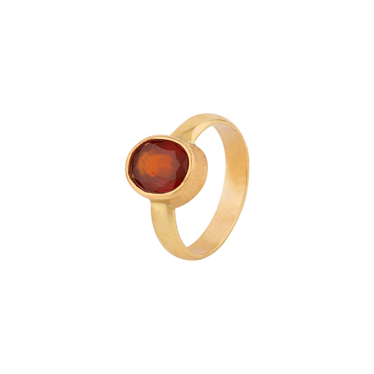 PTM Certified Natural Gomed (Hessonite) Astrological Gemstone 3.25 Ratti to  10.25 Ratti or 3.00 Carat to 9.35 Carat BIS Hallmark 925 Sterling Silver  Ring for Men & Women – PTM Gems